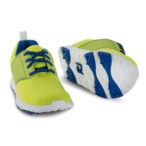 FootJoy Girls Junior Spikeless Golf Shoes Lime/Sapphire NIB (48208) - Size‎ 5M